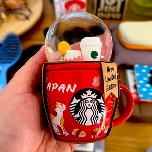 Area Limited edition Starbucks snow globe cup from Japan